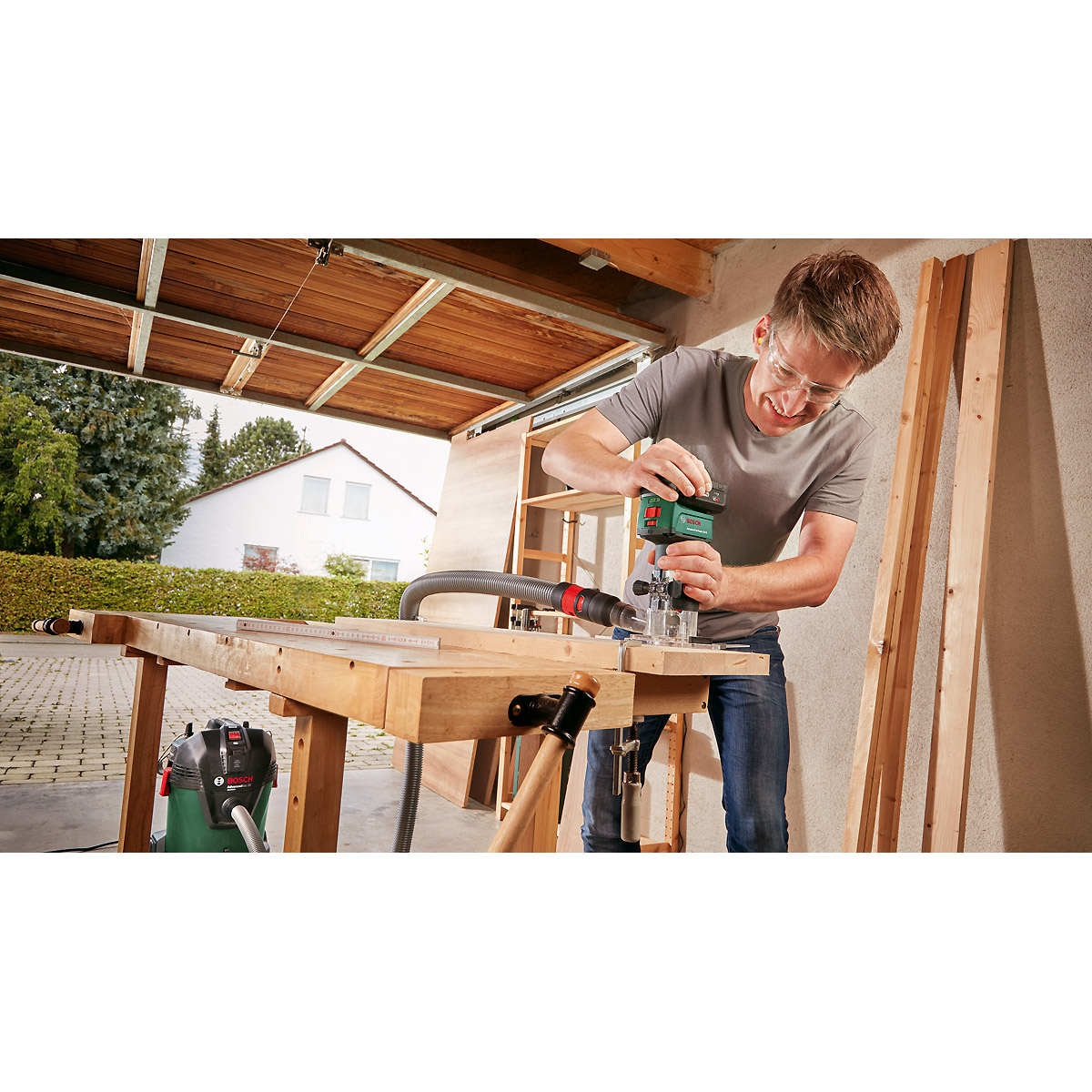 Bosch Oberfräse AdvTrimRouter 18V-8, Baretool