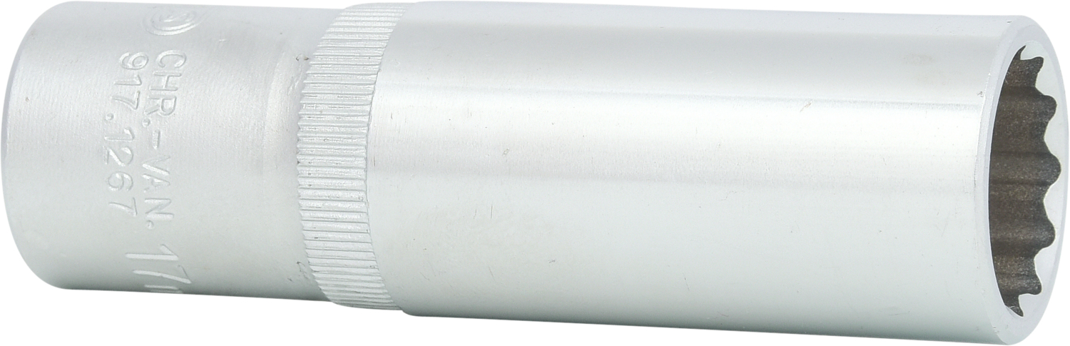 KS TOOLS 1/2" 12-kant-Stecknuss, lang