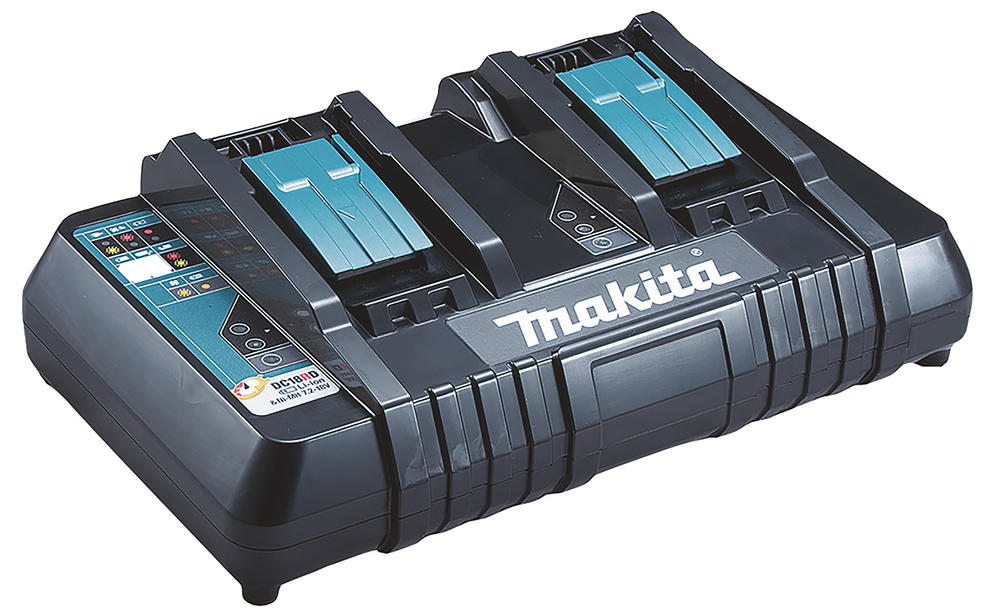 Makita Doppel-Schnellladegerät LXT 14,4V 18V - DC18RD  - 196933-6