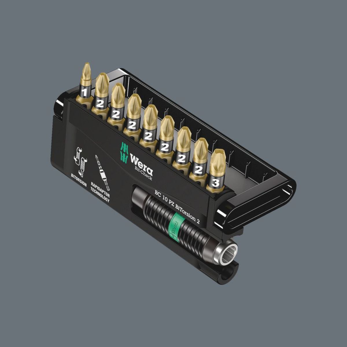 Wera Bit-Check 10 PZ BiTorsion 2, 10-teilig