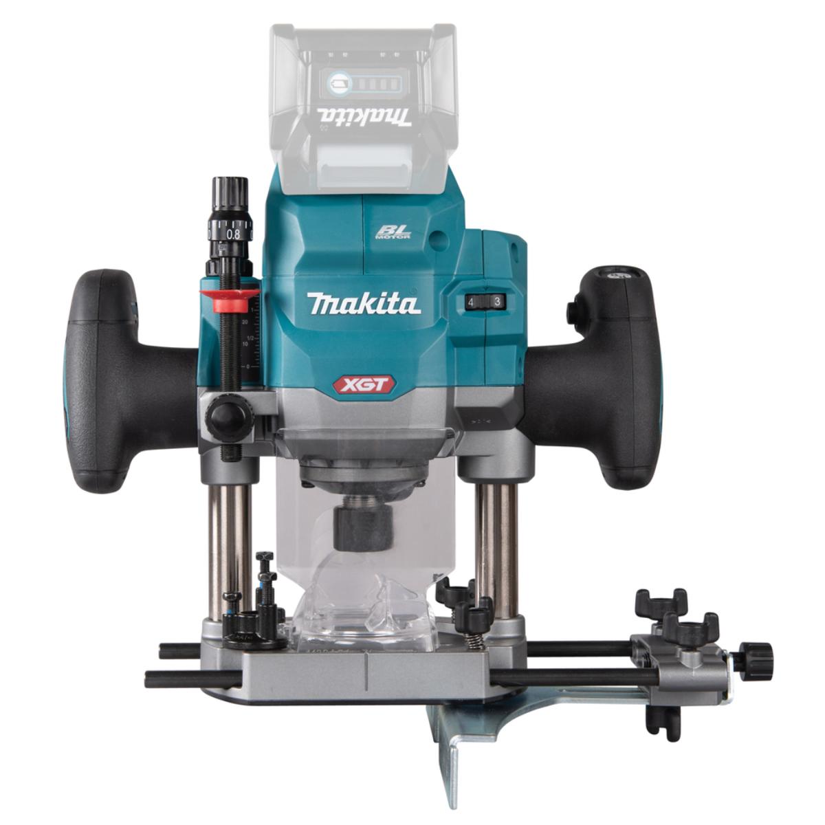 Makita Akku-Oberfräse XGT - 40V max. 12 mm - 8.000-25.000 U/min - RP001GZ