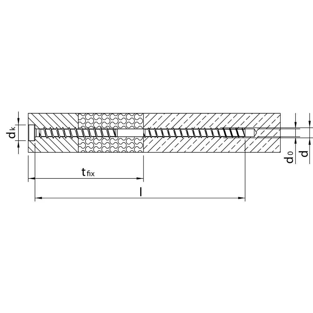 HECO MULTI-MONTI-plus Therm 7,5 x 240, Zylinderkopf, T-Drive, UKG, A2K, 50 St.