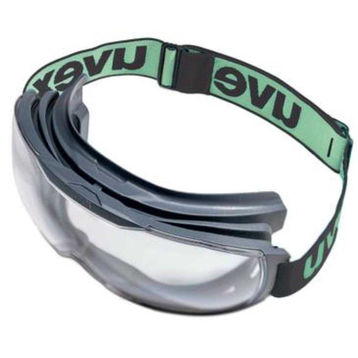 uvex Vollsichtbrille megasonic planet grau, grün, anthrazit, jade