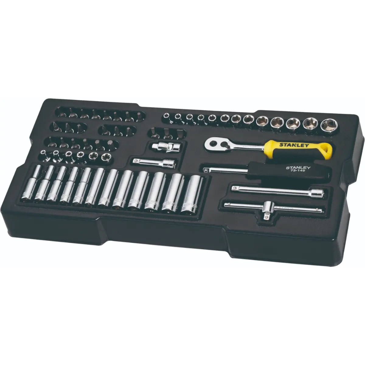 STANLEY Modul 1/4 Zoll Steckschlüssel und Zubehör Set, 60-tlg.