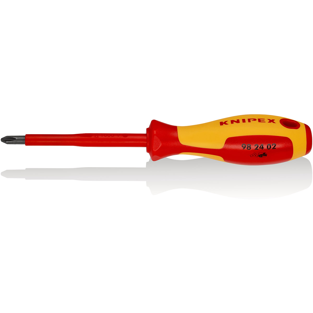 KNIPEX Kreuzschlitz-Schraubendreher