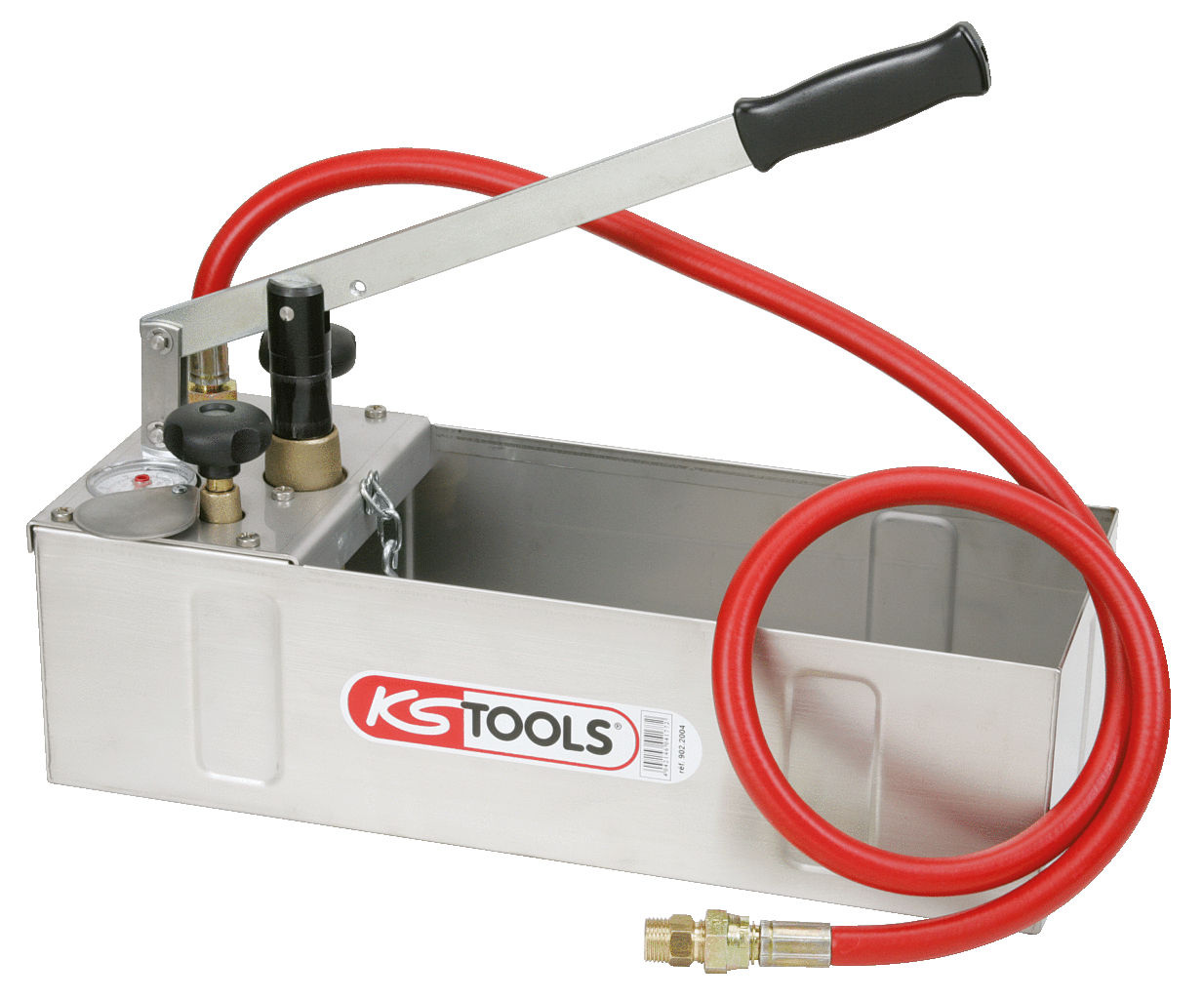 KS Tools Edelstahl Druck-Prüfpumpe, 12 Liter