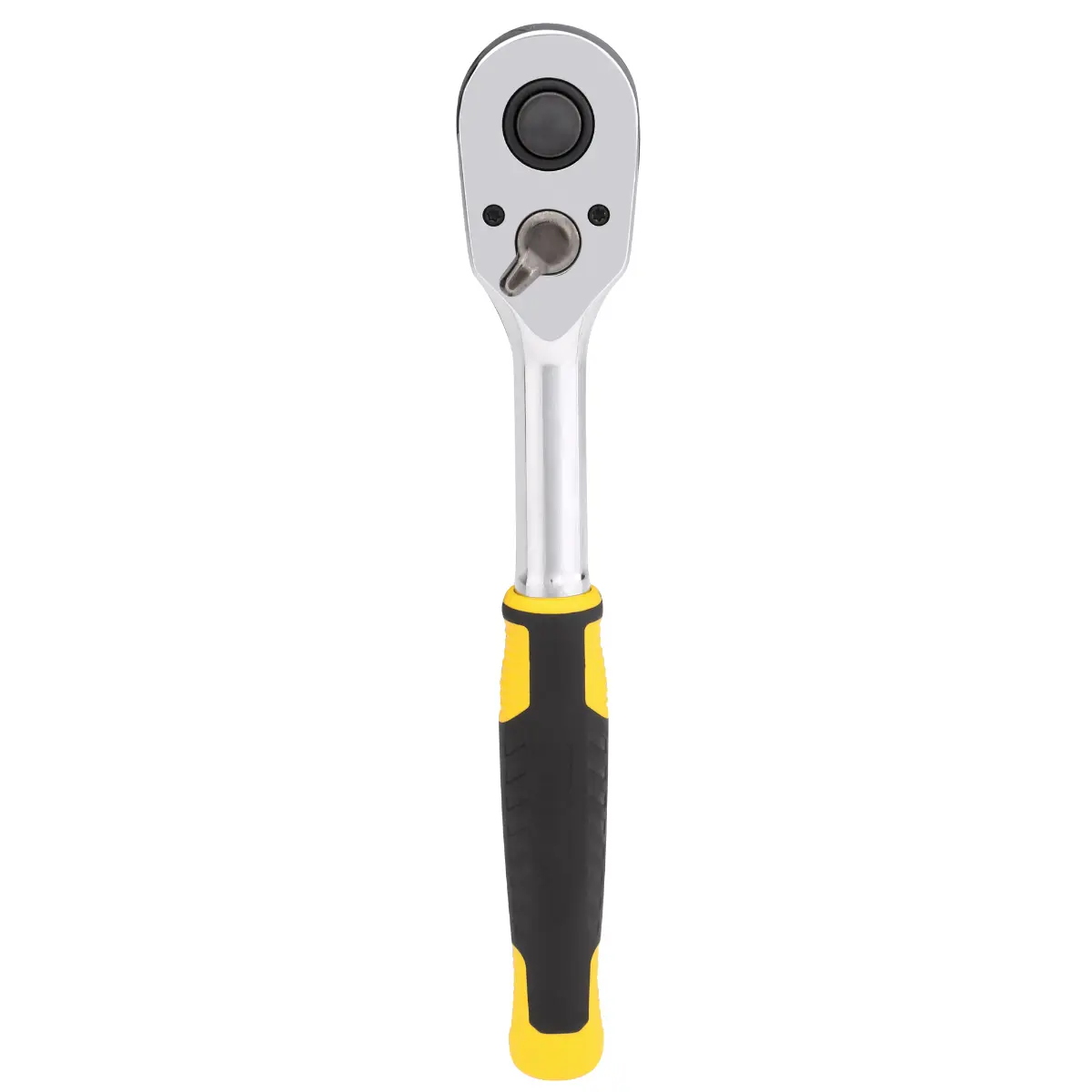 STANLEY 1/2 Zoll Umschaltknarre, 72 Zähne, Griff aus Bi-Material für Kontrolle und Komfort