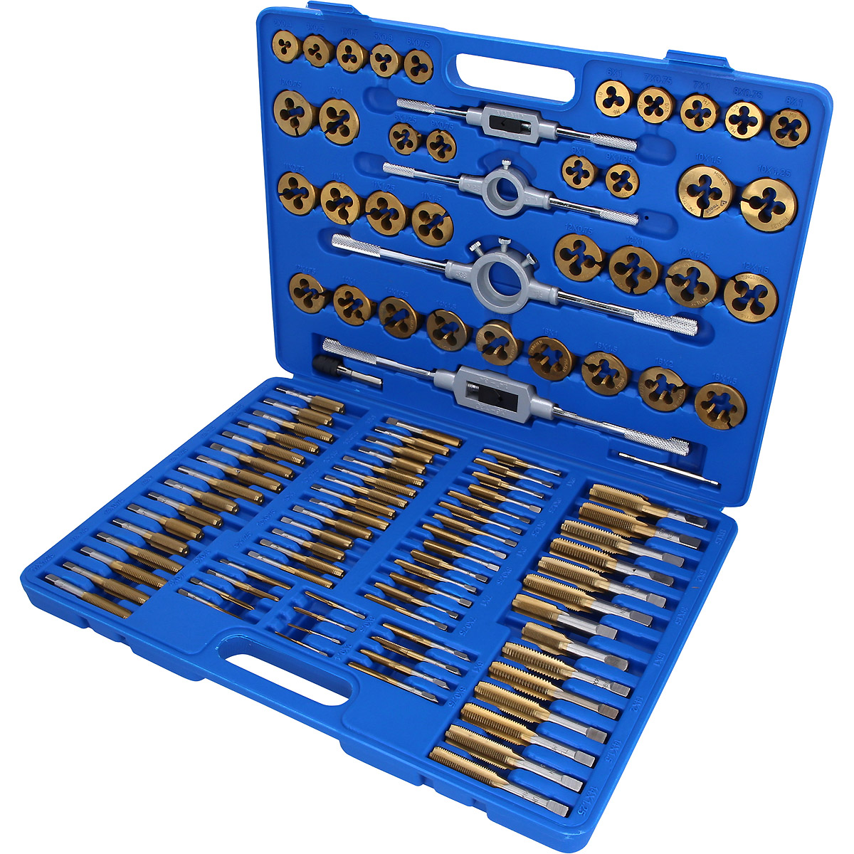 Brilliant Tools TiN Gewindeschneidwerkzeug-Satz, 110-tlg