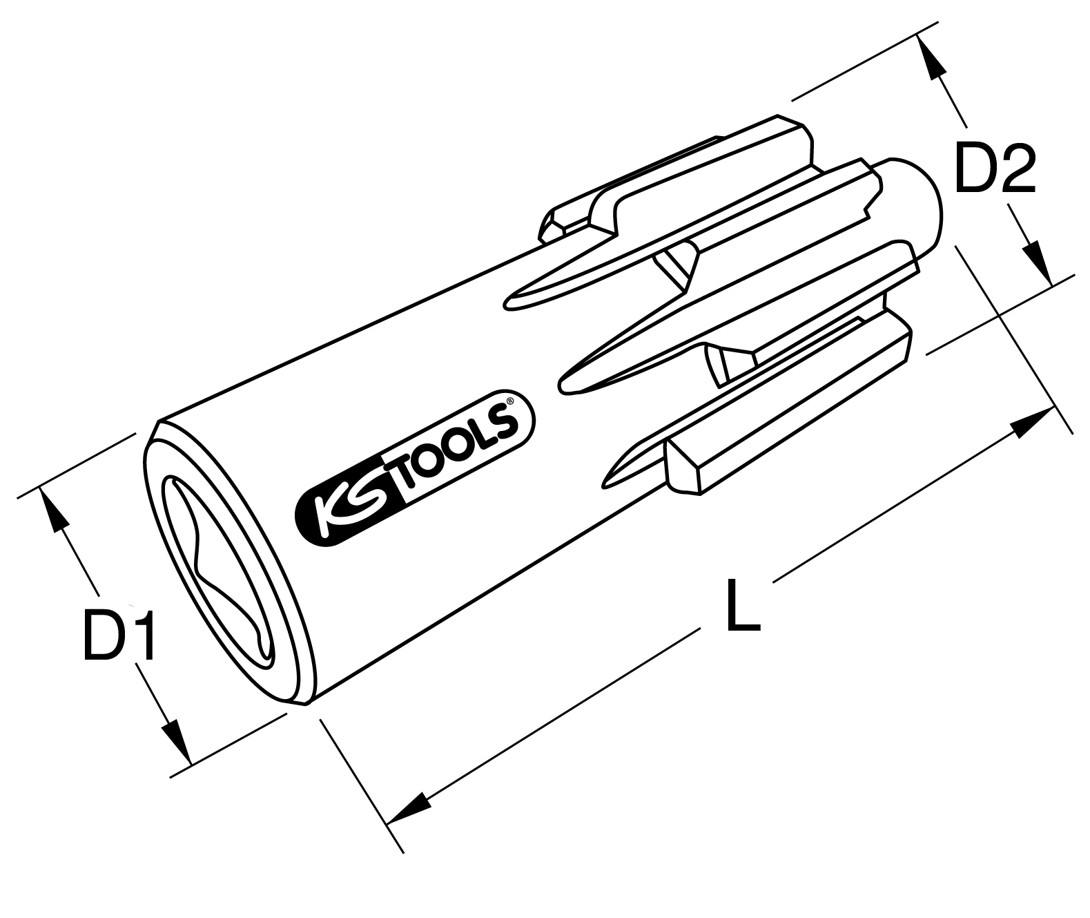 KS Tools 1/2" Motor-Durchdrehvorrichtung für Renault