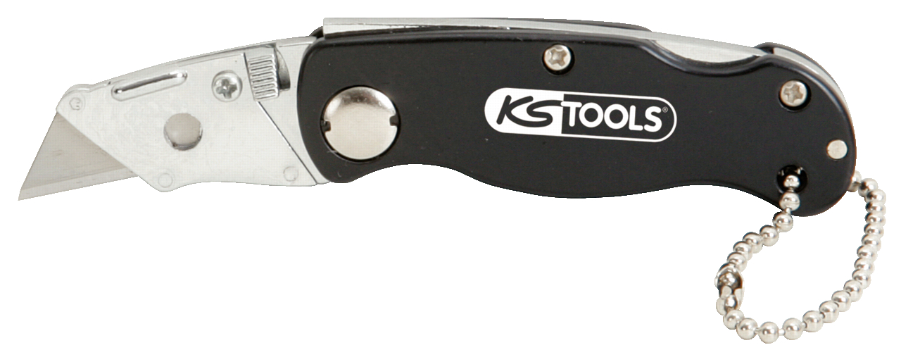 KS Tools Klappmesser mit Gürteltragekette, 97mm