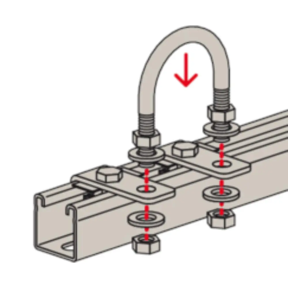 Fischer Rundstahlbügelverbinder FETR-C 9 feuerverzinkt