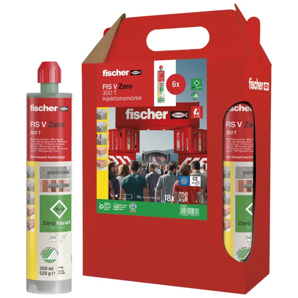 Fischer Aktion 2025 - Injektionsmörtel FIS V Zero 300 T (6 PACK)