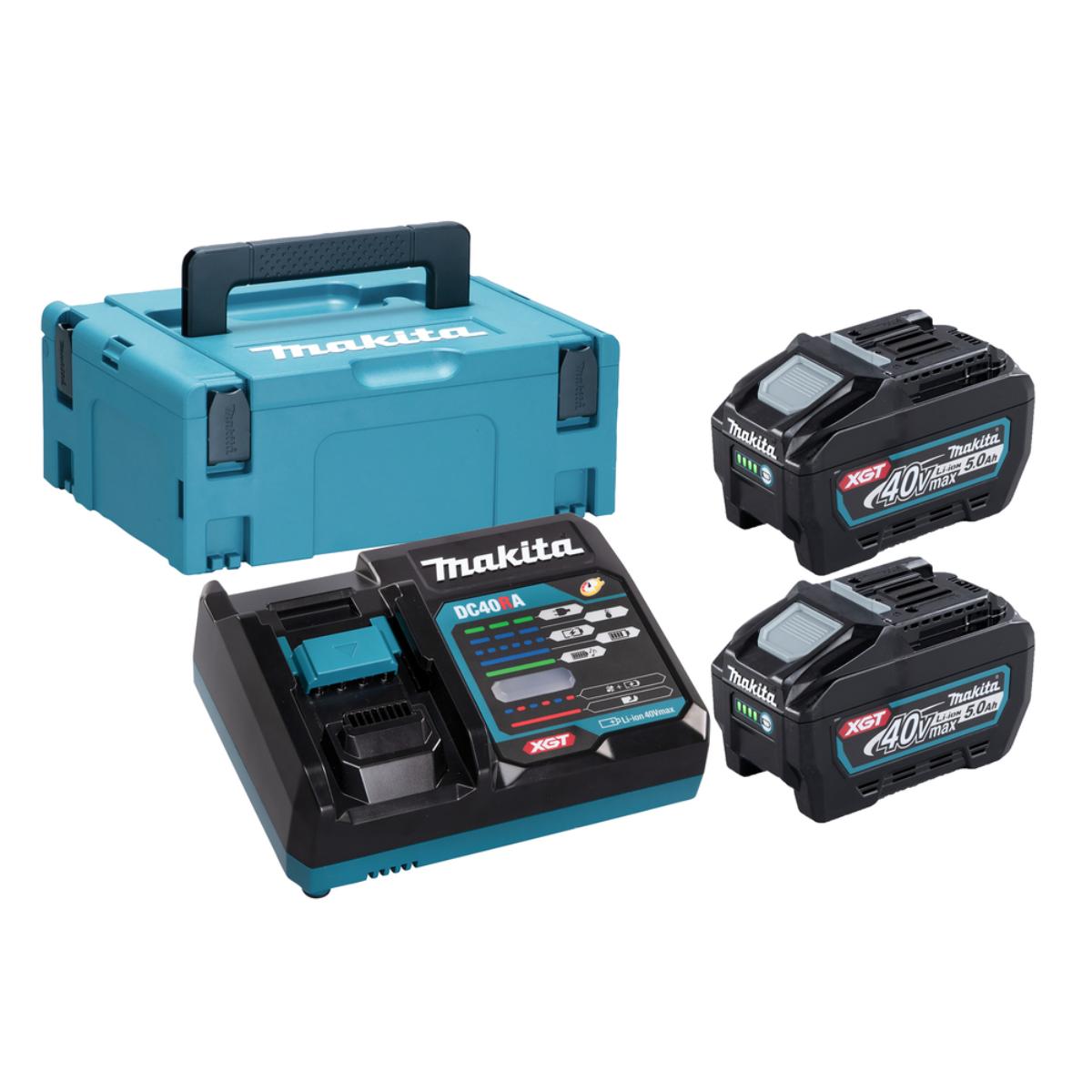 Makita Power Source-Kit XGT 40V mit Akku 5,0Ah - Ladegerät - MAKPAC - 191V35-5
