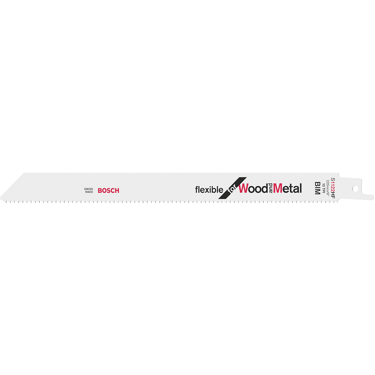 Bosch Säbelsägeblatt S 1122 HF, Flexible for Wood and Metal