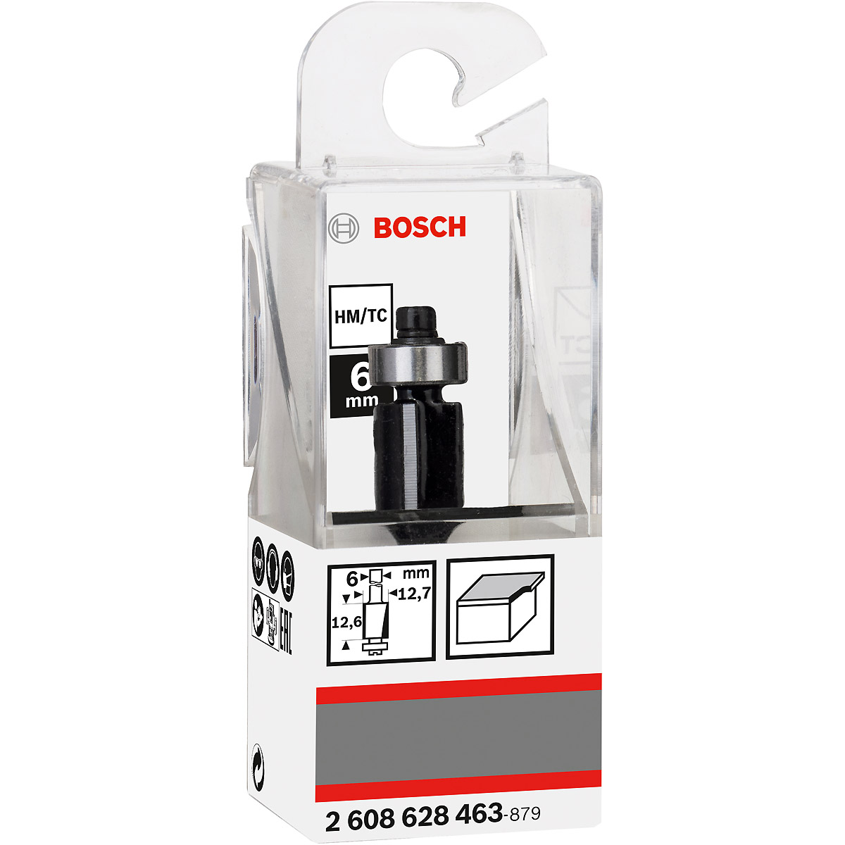 Bosch PRO Laminat-Bündigfräser, Schaft 6 mm