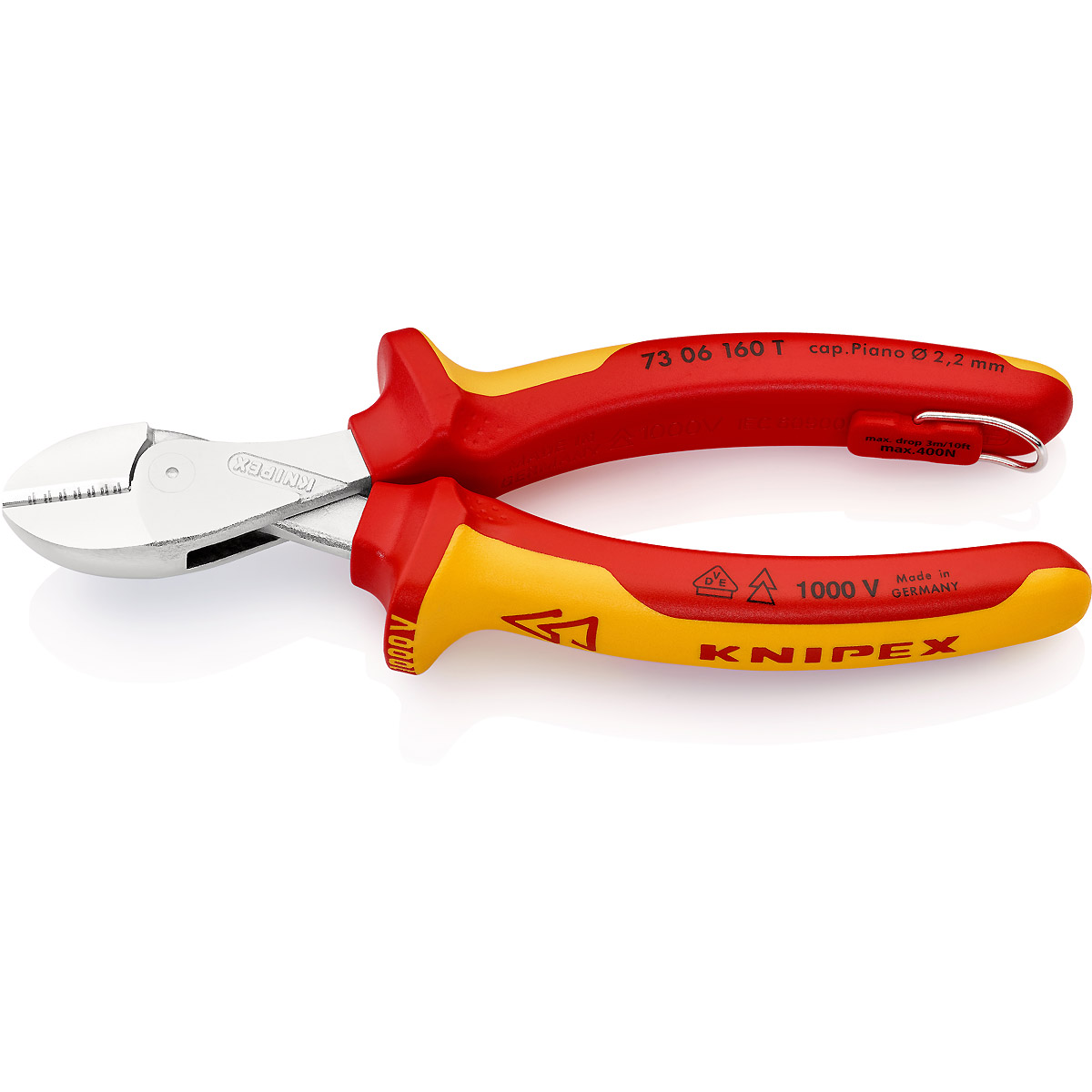 KNIPEX X-Cut isoliert mit Befestigungsöse