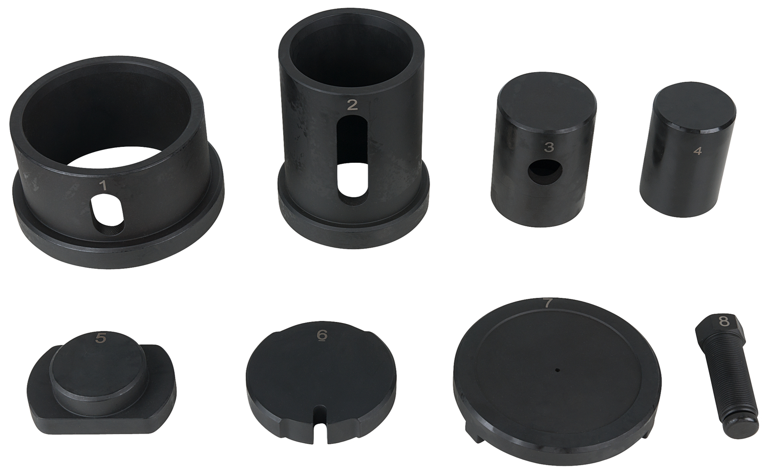 KS Tools Dreieckslenker-Buchsen-Satz, Ø 75 mm für DAF, 8-tlg