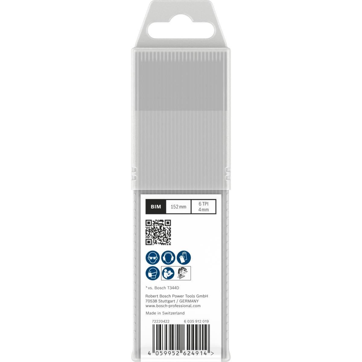 Bosch PRO Hardwood fast T344DF Stichsägeblatt,152 mm - 25 stück