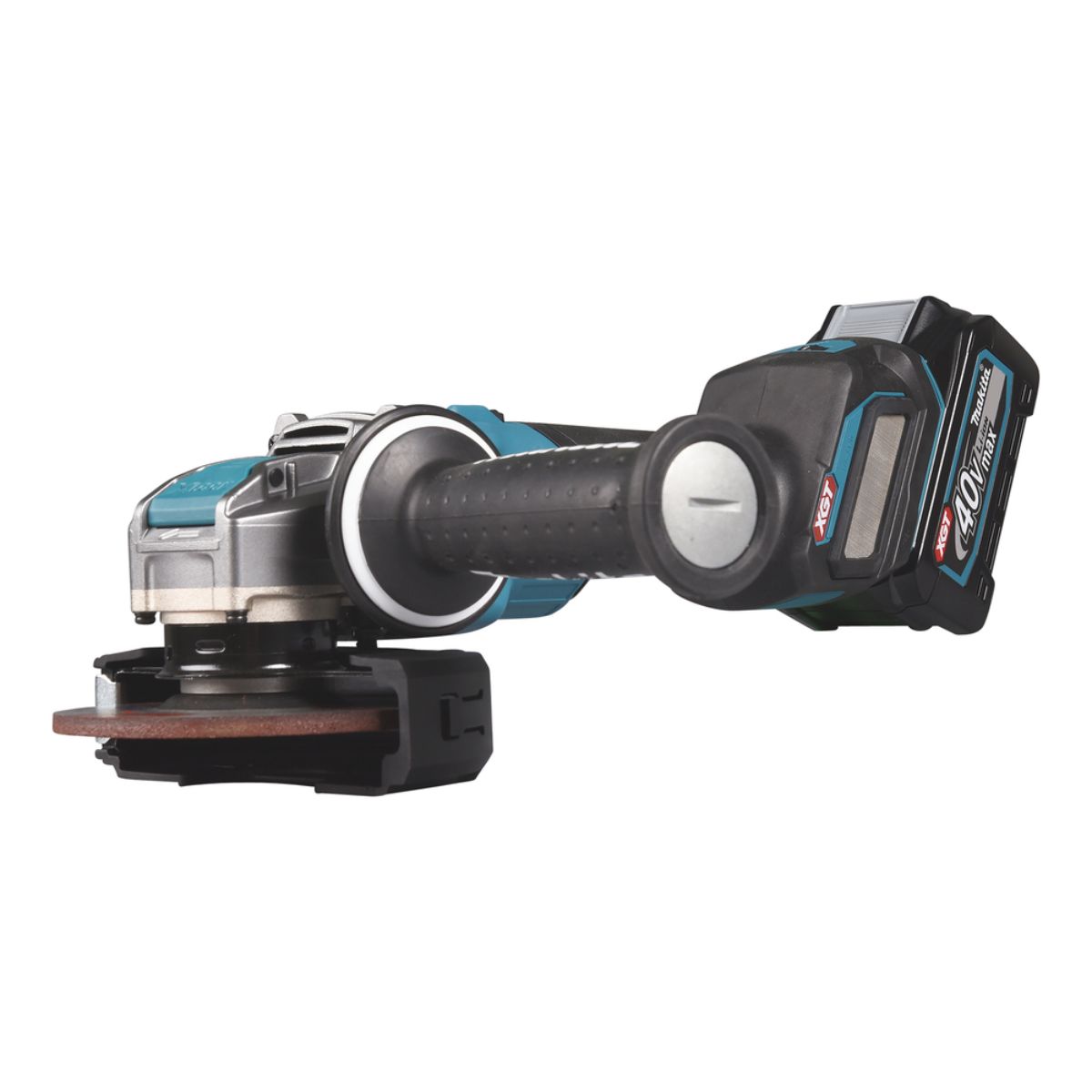 Makita Akku-Winkelschleifer 40V max. / 4,0 Ah, 2 Akkus + Ladegerät im MAKPAC GA041GM201