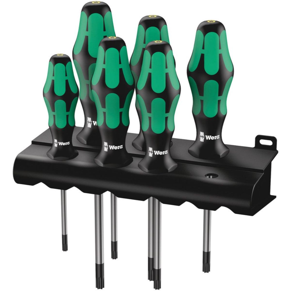 Wera 367/6 TORX BO Kraftform Schraubendrehersatz + Rack, 6-teilig