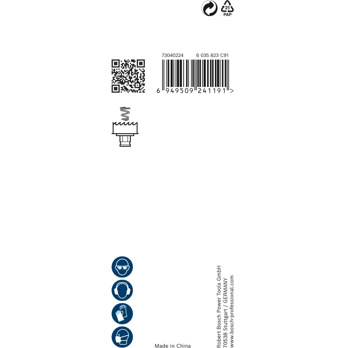 Bosch PRO Sheet Metal PC Plus Lochsägen Auswurffeder