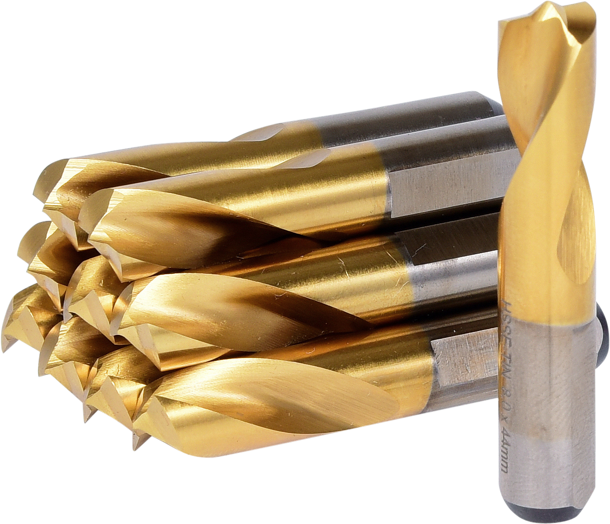 KS Tools HSSE-TiN Schweißpunkt-Bohrer, Ø 8mm, 10er Pack