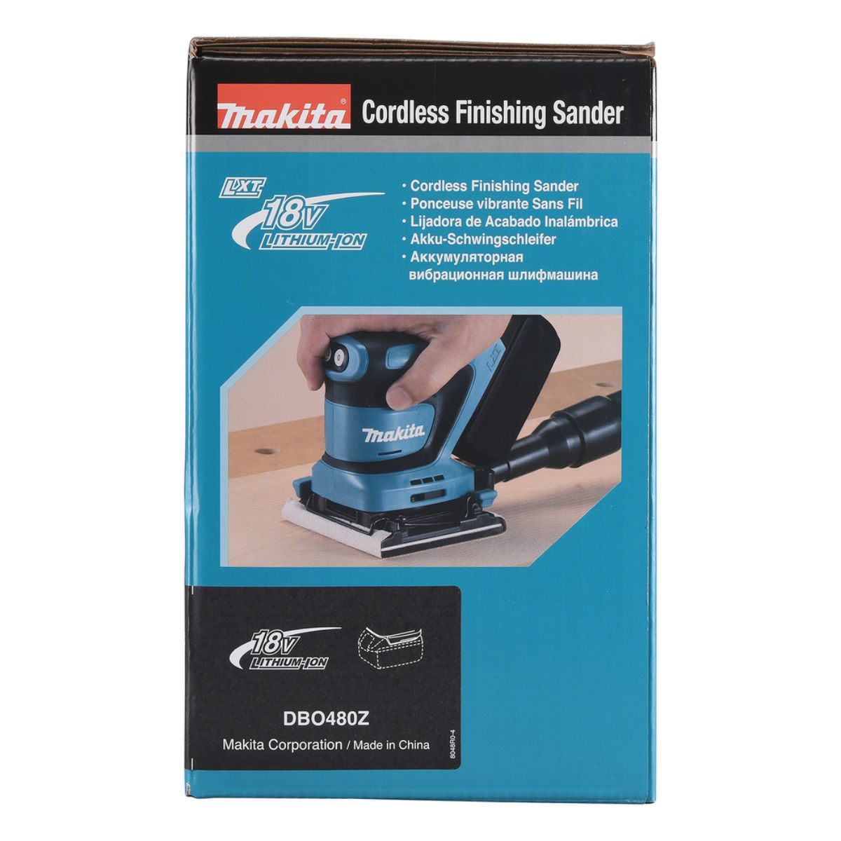 Makita Akku-Schwingschleifer 18V (ohne Akku, ohne Ladegerät) DBO480Z