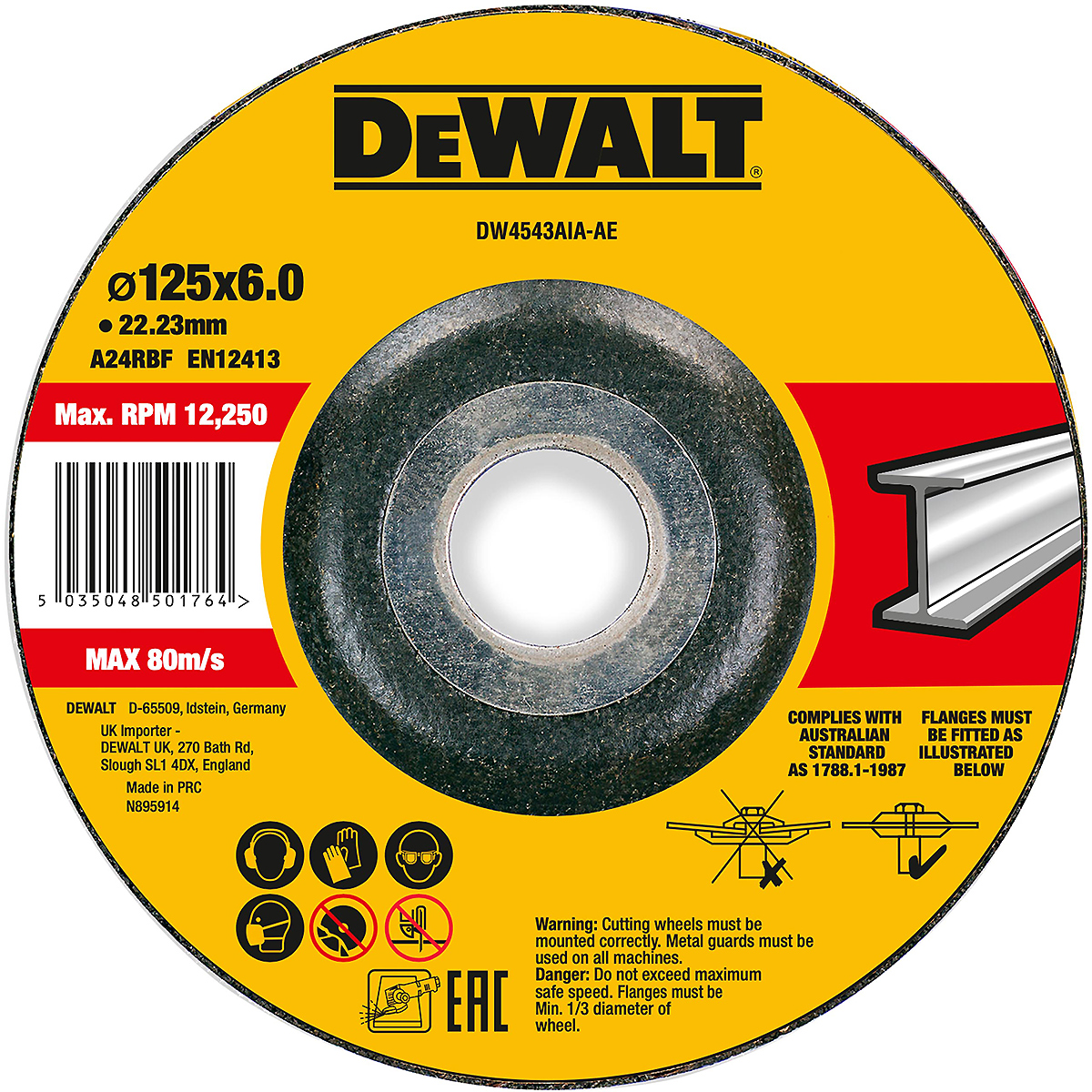DEWALT High Performance Schruppscheibe Inox