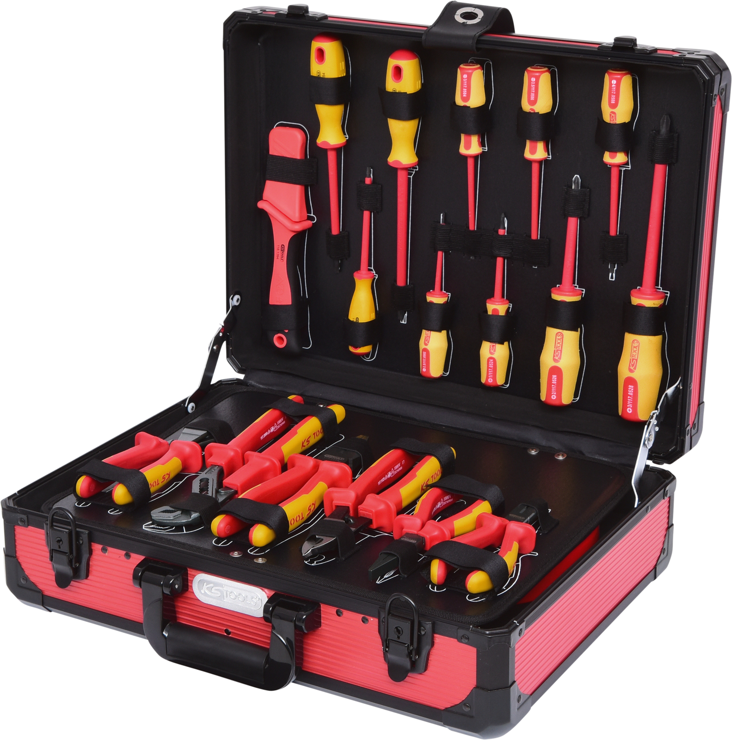 KS Tools Isolierter Werkzeug-Satz für Hybrid- und Elektrofahrzeuge, 43-tlg