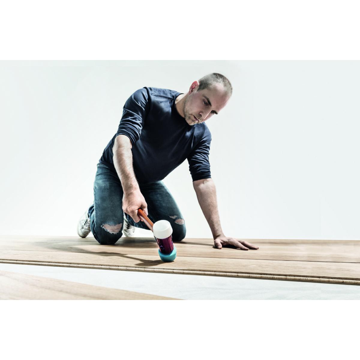 HALDER SIMPLEX - Schonhammer mit TE-Gehäuse und Holzstiel, Superplastik / TPE-soft