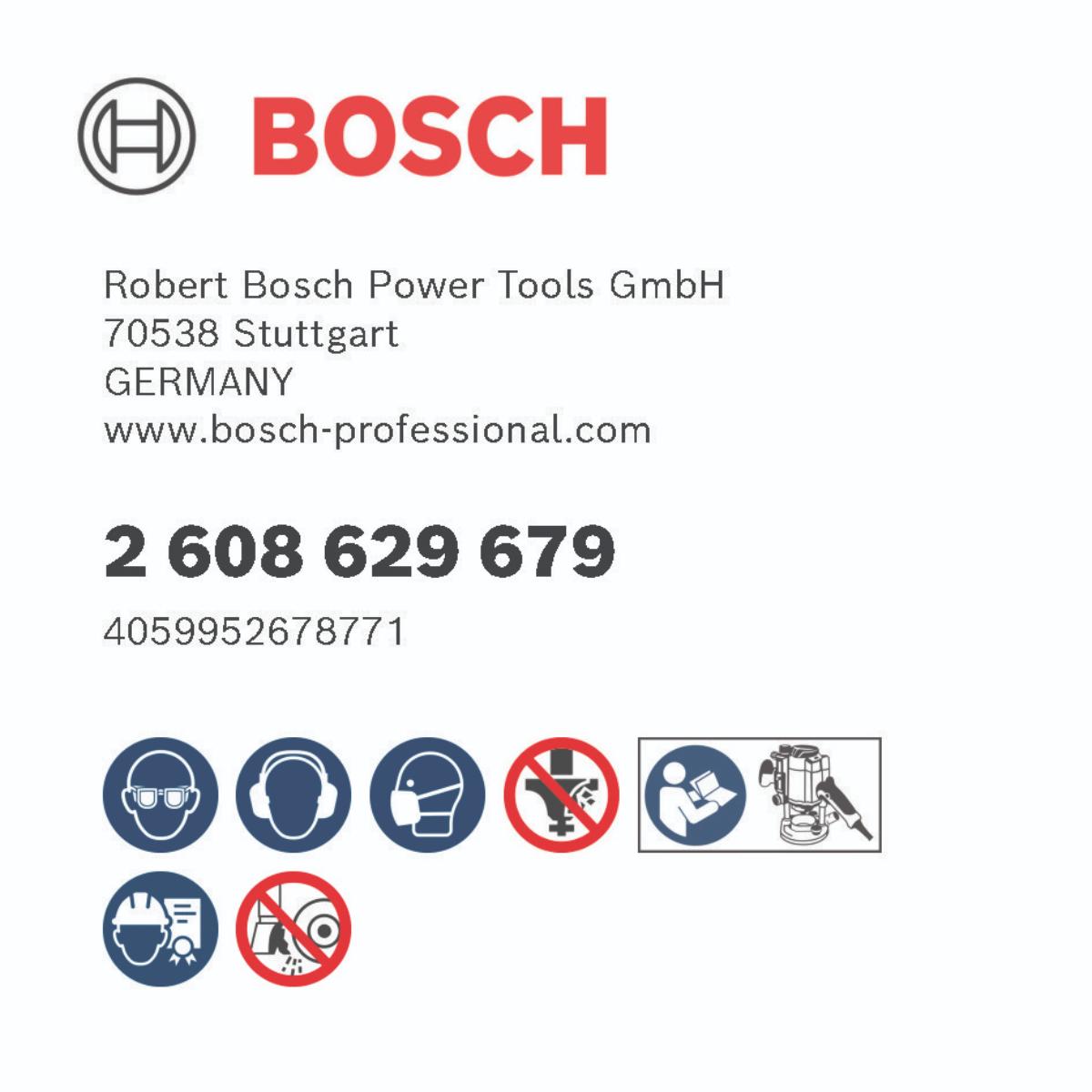 Bosch PRO Nutfräser, zweischneidig, Ø 16 x L 30, Schaft 8 mm