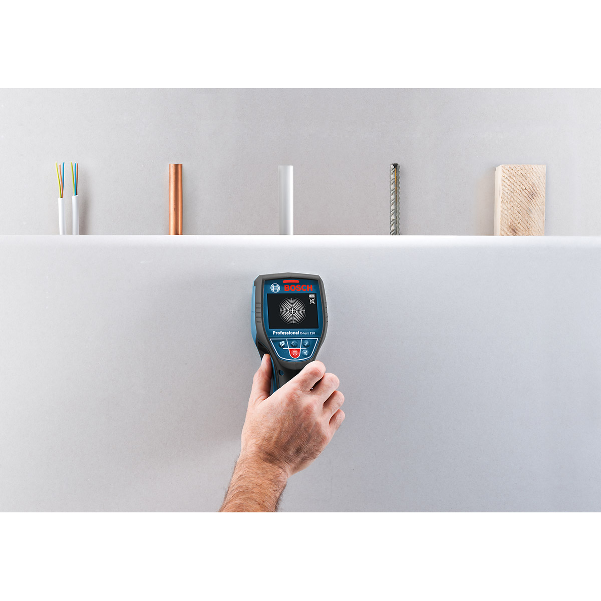 Bosch Ortungsgerät Wallscanner D-tect 120, mit 1 x 1.5 Ah Li-Ion Akku, L-BOXX