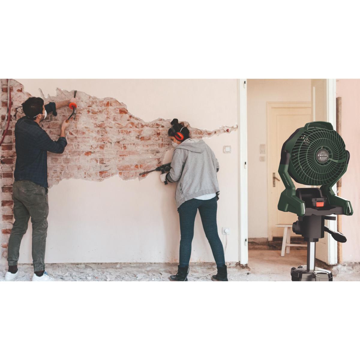 Bosch Akku-Ventilator UniversalFan 18V-1000, 1 x Akku PBA 18V 2.0Ah, Ladegerät