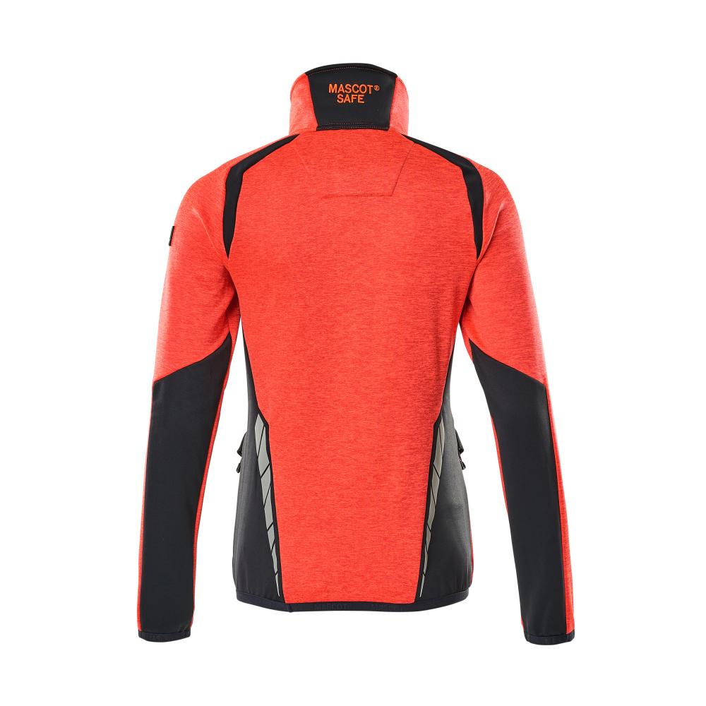 MASCOT Damen Fleecepullover mit kurzem Reißverschluss ACCELERATE SAFE