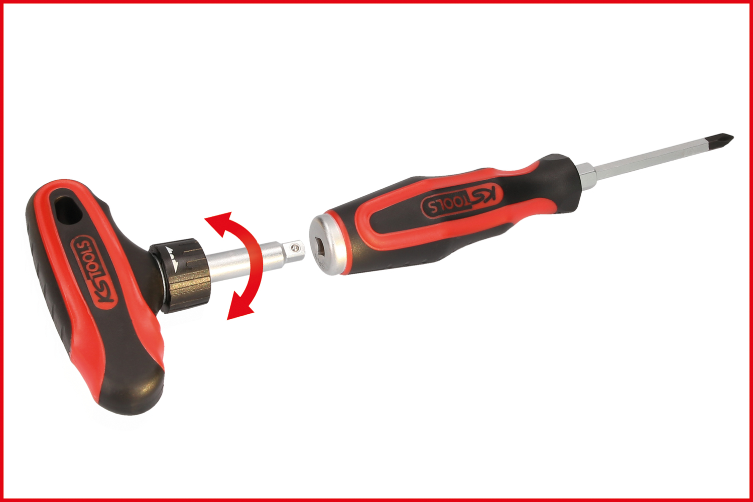 KS Tools ERGOTORQUE®max Schlagkappen-Schraubendreher-Satz, 13-tlg