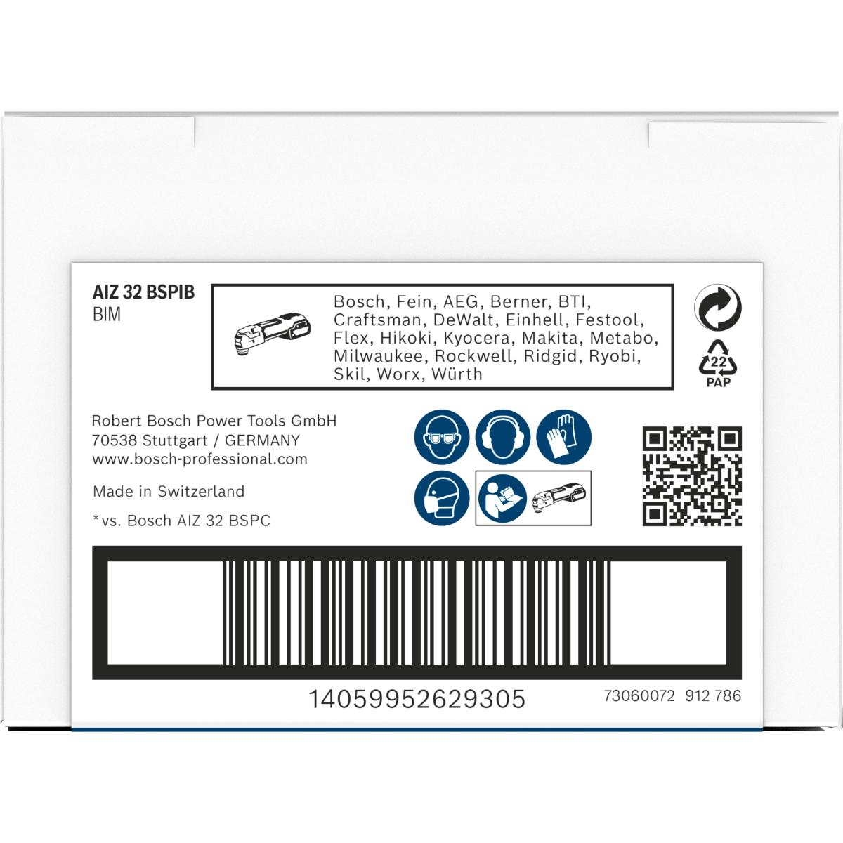 Bosch PRO AIZ 32 BSPIB Blatt für Multifunktionswerkzeuge,32 x 50 mm