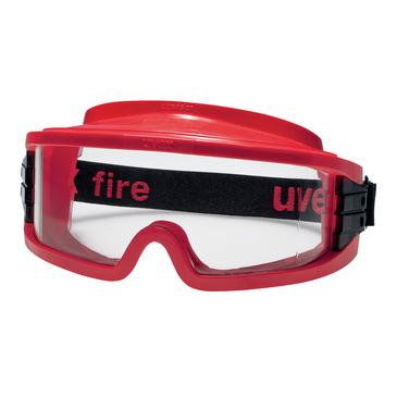uvex Vollsichtbrille ultravision schwarz, orange