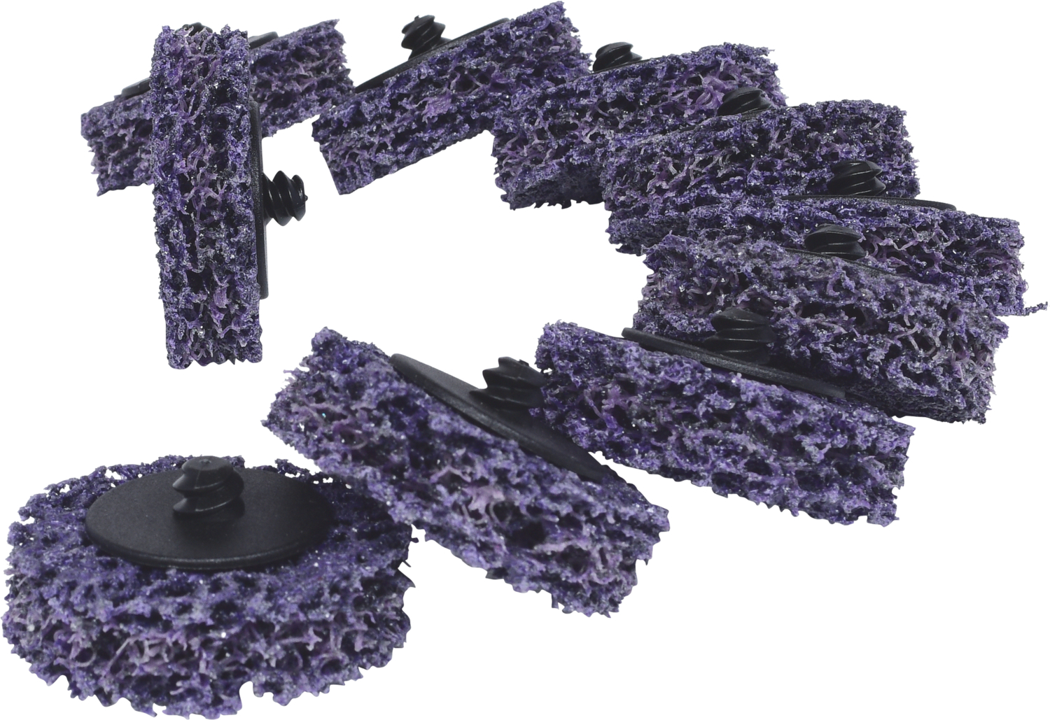 KS Tools Ersatz-Schleifpads, Ø50mm, 10er Pack Reinigungsscheibe