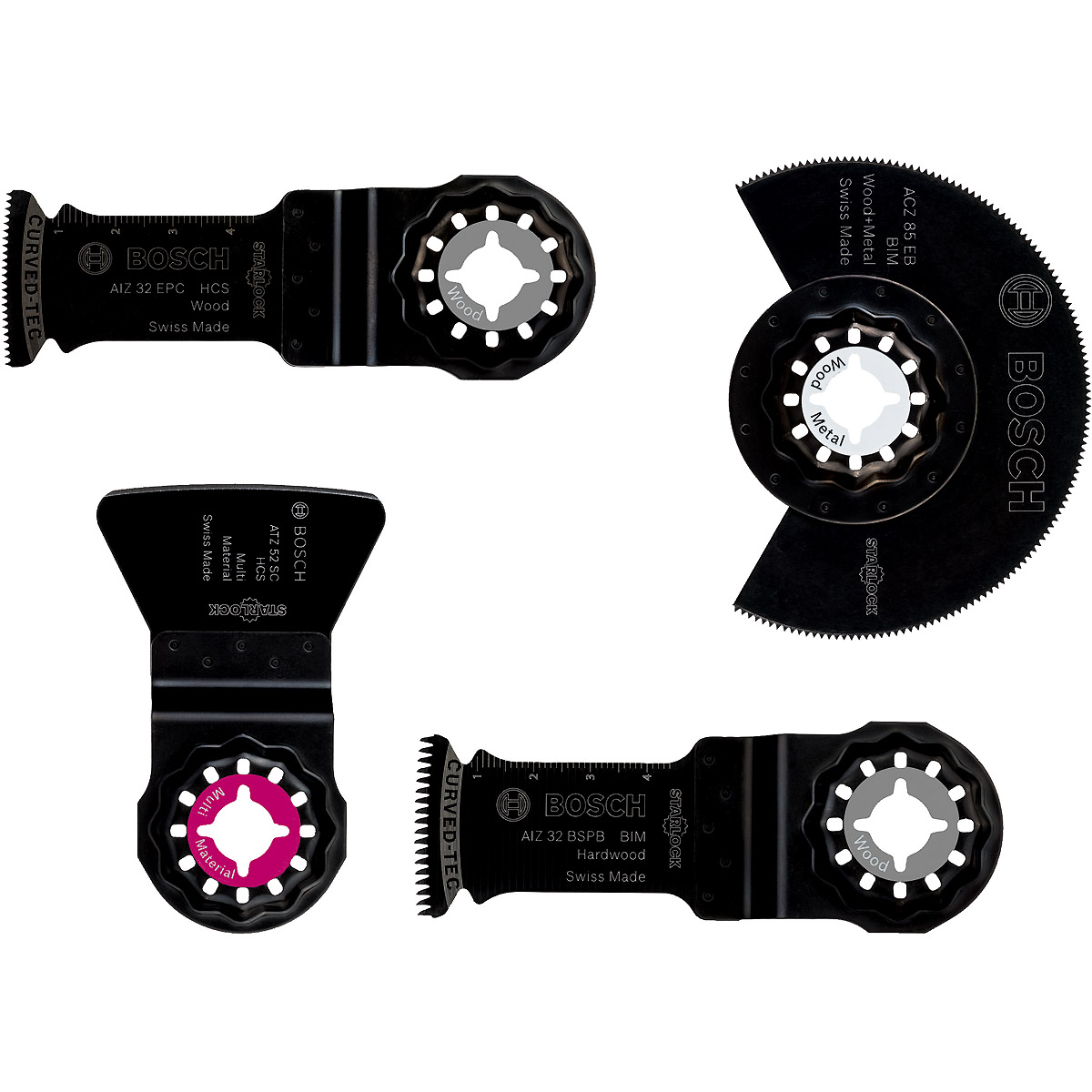 Bosch Boden-/Einbau-Set, 4-teilig