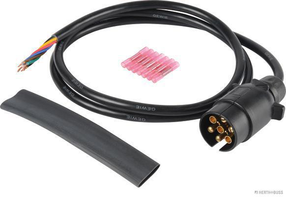 HERTH&BUSS Kabelreparatursatz, Anhängerstecker, 7-polig, 6-12 V