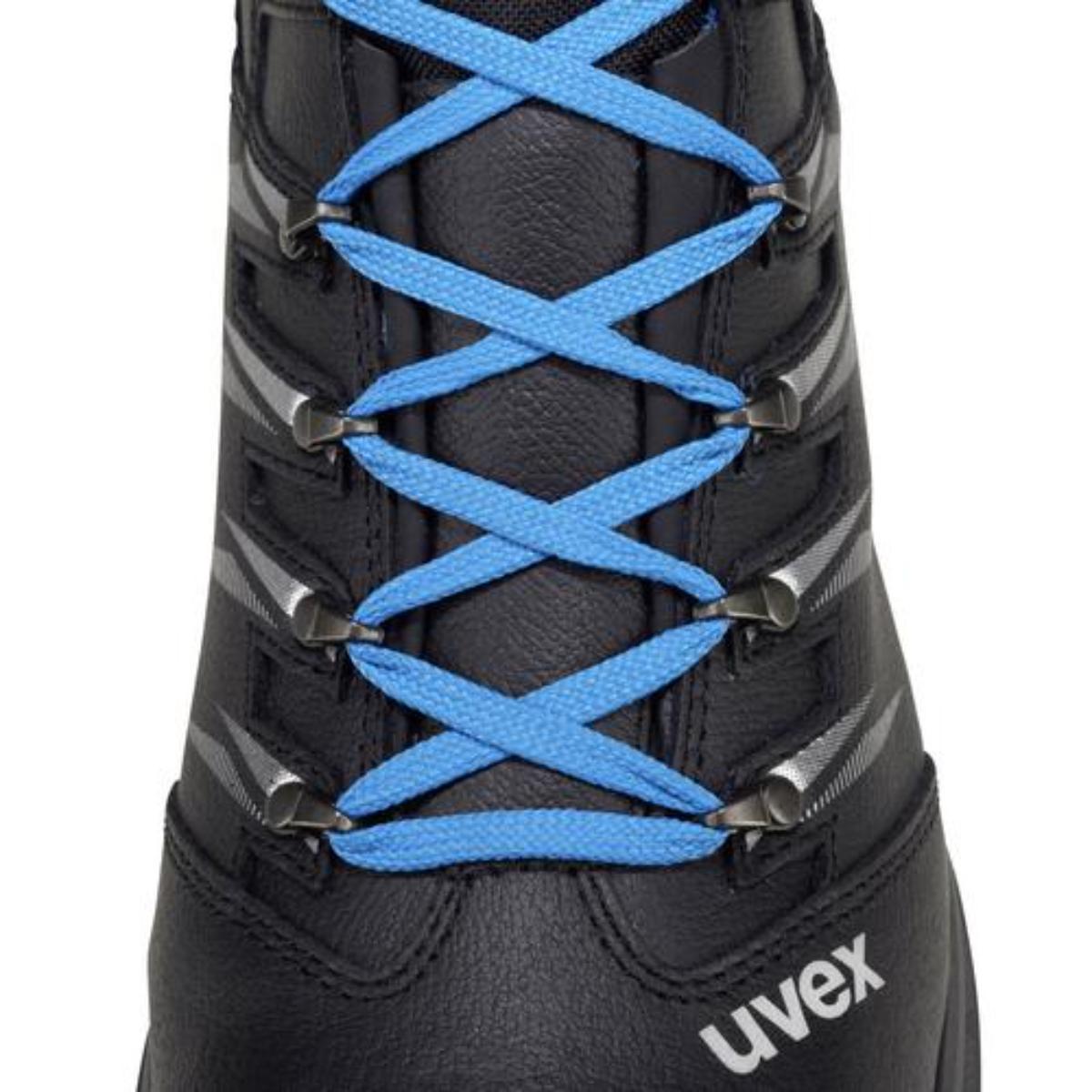 uvex 2 trend Sicherheitsschuh Stiefel S2, blau/schwarz