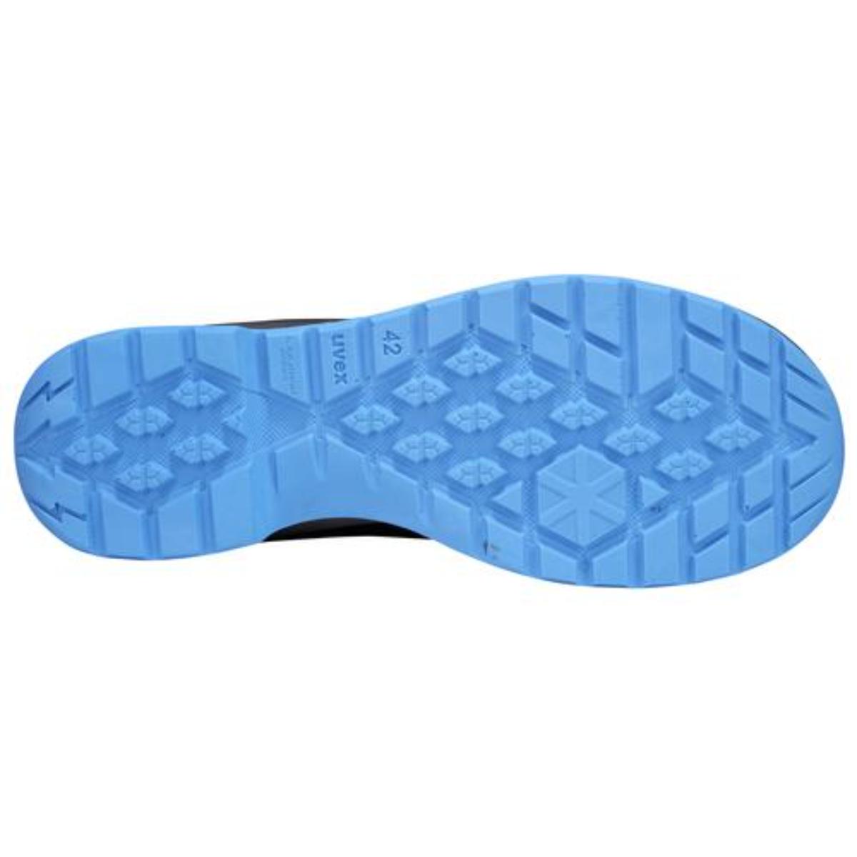 uvex 2 trend Sicherheitsschuh Halbschuhe S2, blau/schwarz