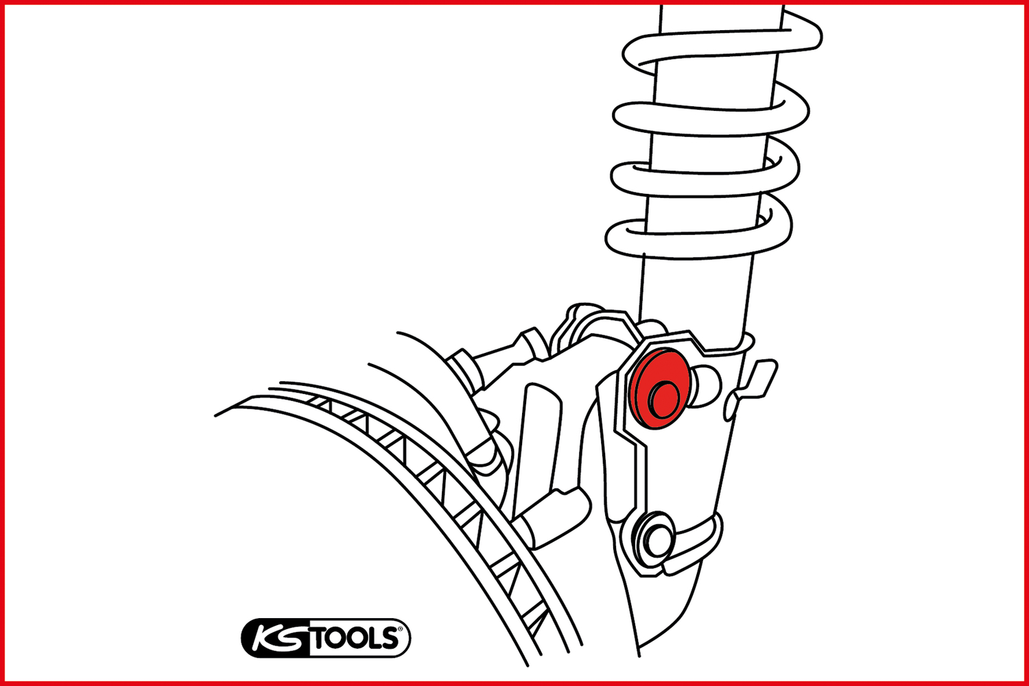 KS Tools 1/2" Sturzeinstellschlüssel, 21 mm