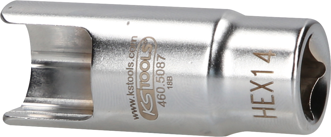 KS Tools 3/8" Spezial-Winkel-Rohrverbinder-Stecknuss, 14 mm