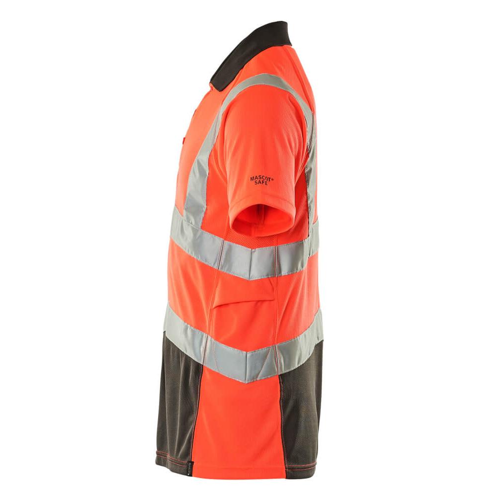 MASCOT Anadia Polo-Shirt SAFE YOUNG Hi-vis Rot / Dunkelanthrazit