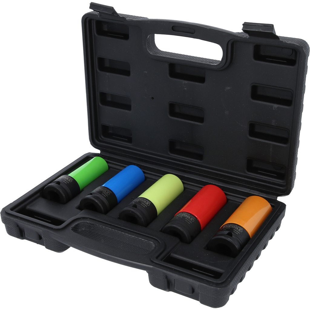 KS Tools 1/2" Alu-Felgen Kraft-Stecknuss-Satz robust. 5-tlg