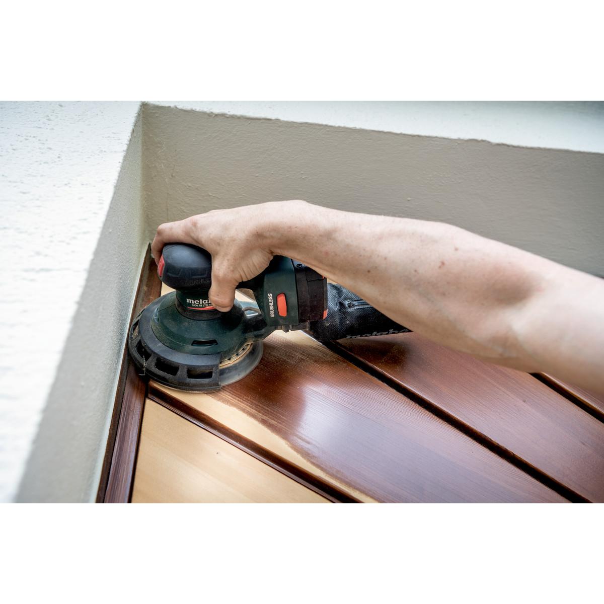 Metabo Akku-Exzenterschleifer SXA 18 LTX 150 BL mit 150 mm Schleifteller - Karton
