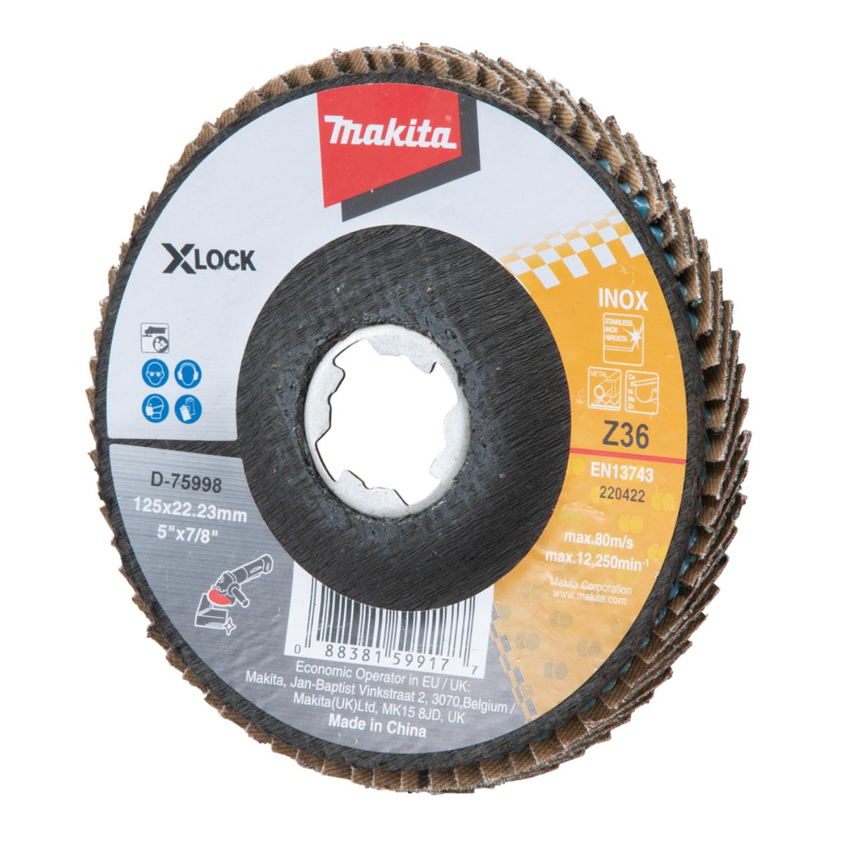 Makita Fächerscheibe X-LOCK 125mm