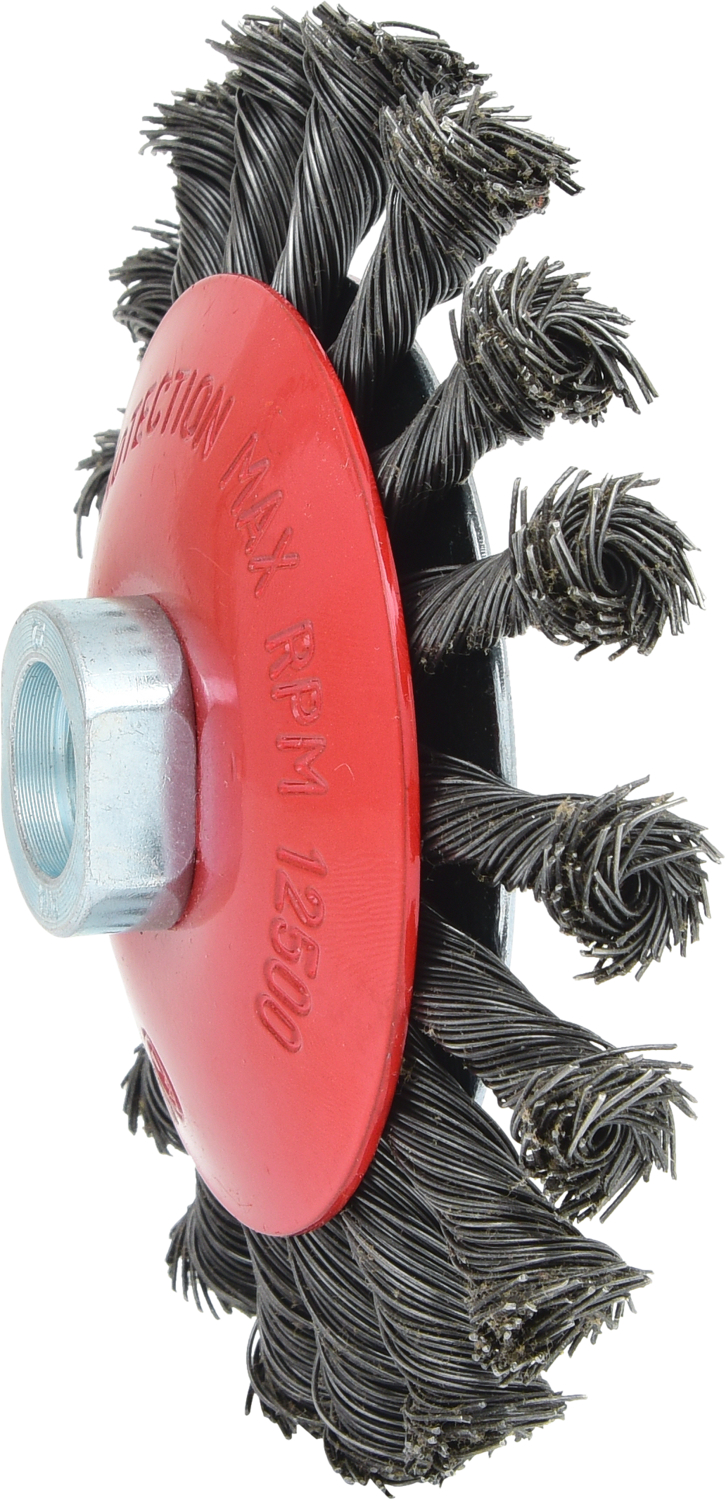 KS Tools Kegelform-Stahldrahtrundbürste 0,5mm