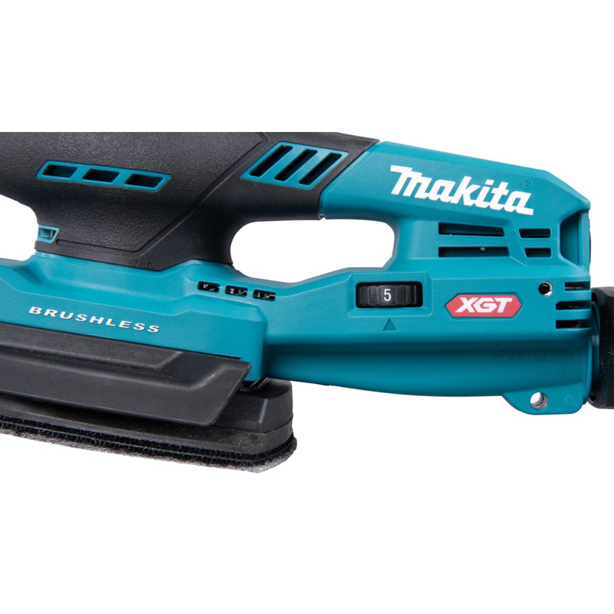 Makita Akku-Schwingschleifer XGT - Connector - Delta 100x150 mm - 3,0 mm Hub - 1,6 m Kabel